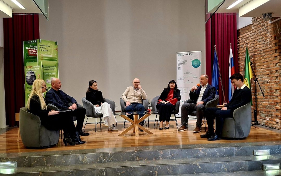 Zaključni dogodek projekta 3Diverse v Vili Bianca: Okrogla miza o prihodnosti daljinskega ogrevanja